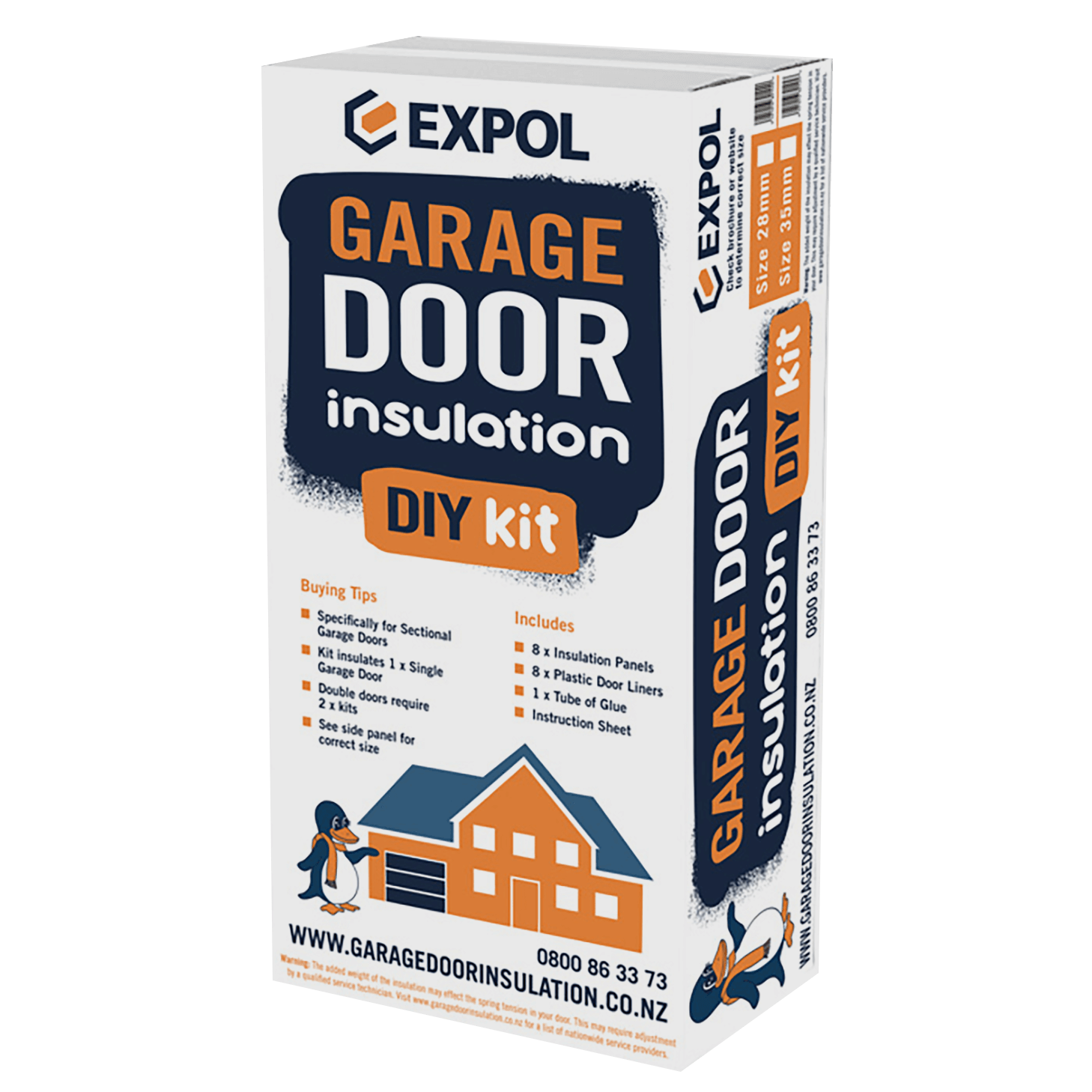 EXPOL Garage Door Insulation Kit