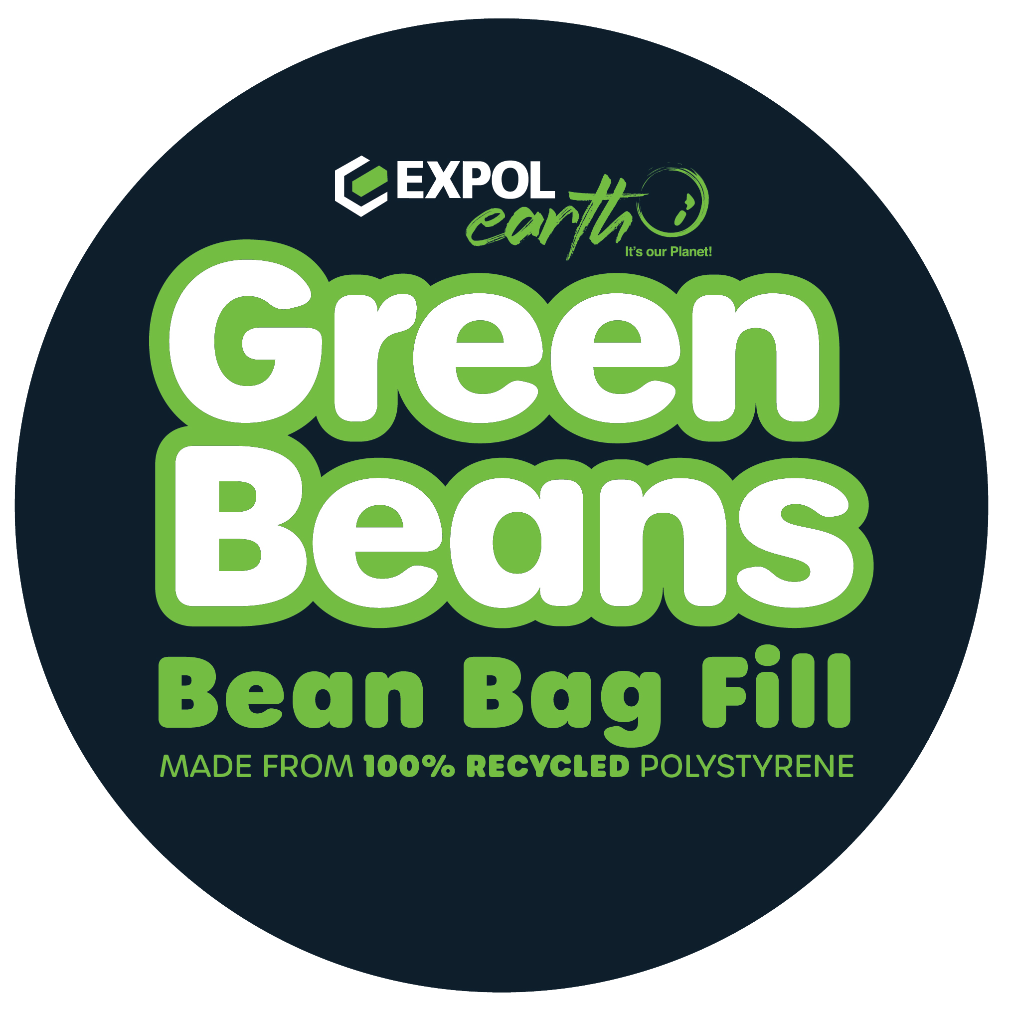 EXPOL Earth Green Beans Logo